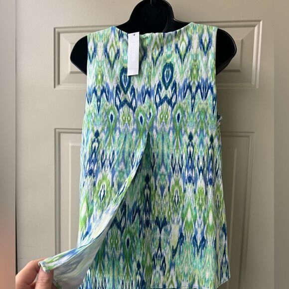 Chicos Ikat Print Popover Maxi Dress Size 0 - Picture 9 of 11